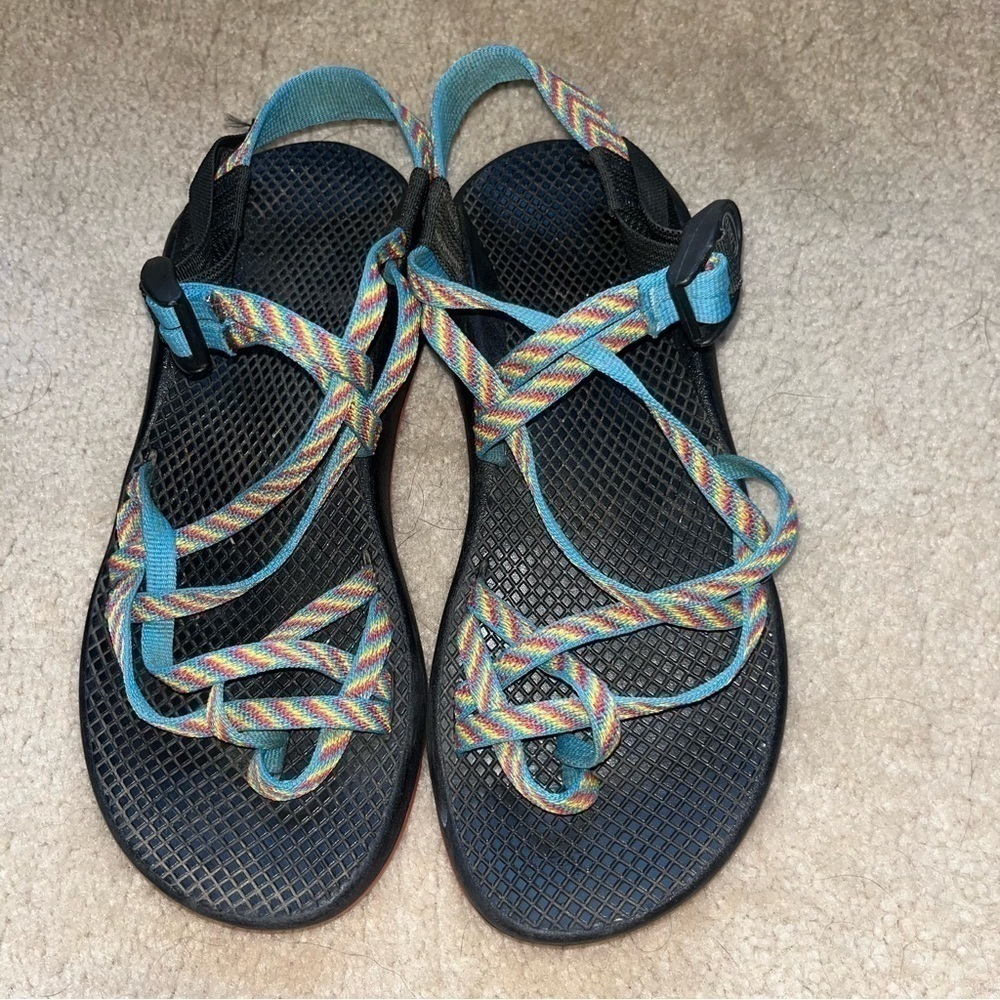 Chaco Women's ZX/2® Classic Sandal Rainbow Multicolor Size 9